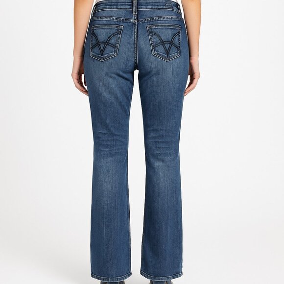 Kut From The Kloth Bootcut Jeans Medium Wash Stretch Denim Womens 10 - Picture 2 of 15